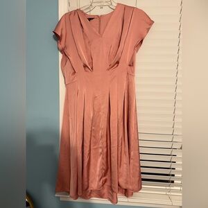 Misook Blush Pink Midi Dress